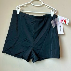 SWIMSUITS FOR ALL NWT black swim shorts size 16